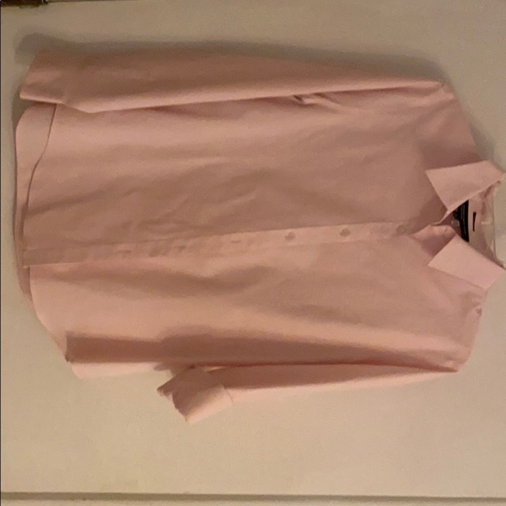 Non- iron pale pink button down